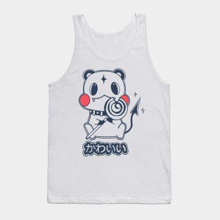 Kawaii Devil Racoon Tank Top